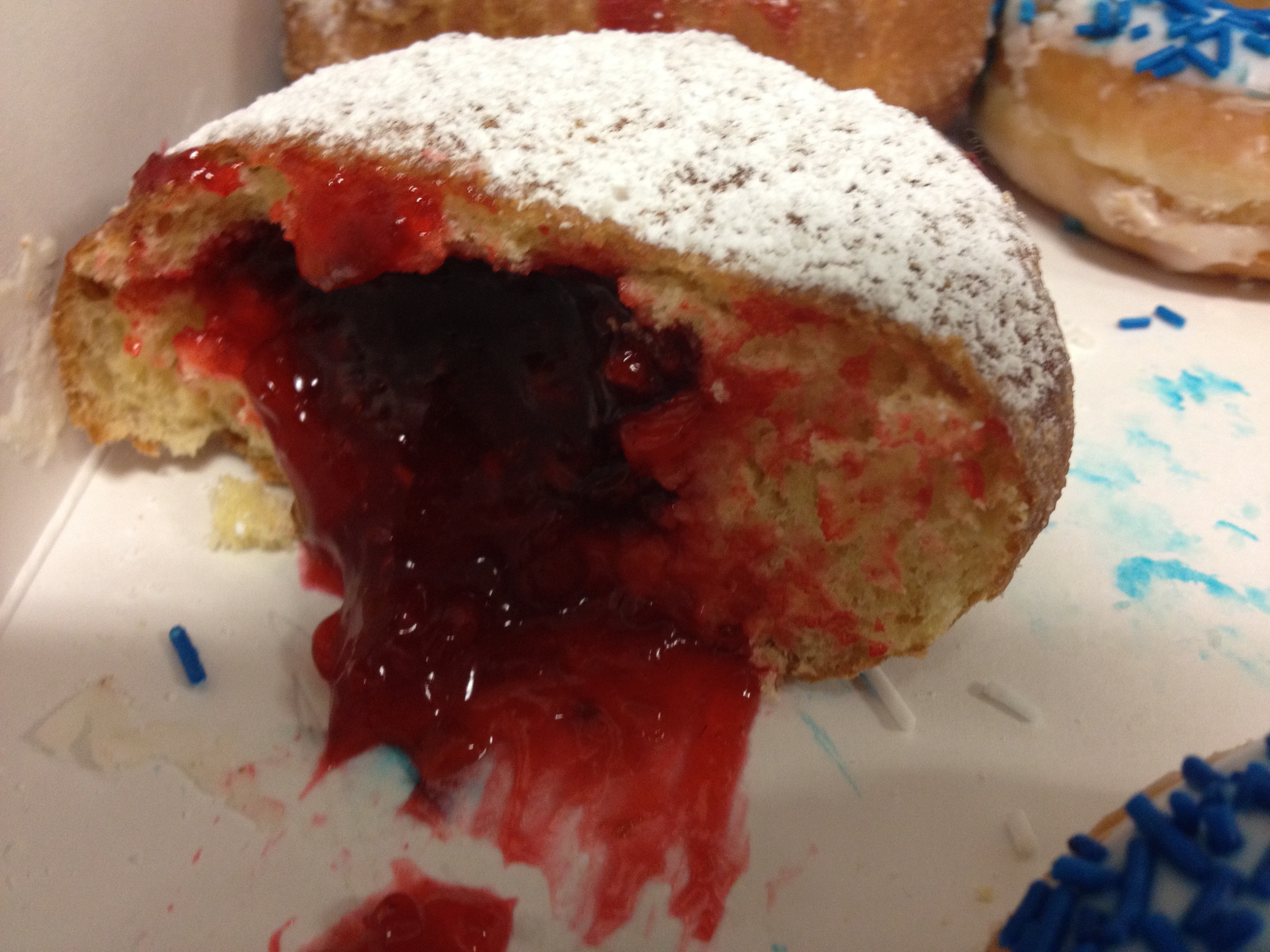 picture of a jelly donut
